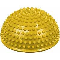 Масажна топка за баланс с формата на полусфера Maxima, Ф16.5 см, Жълт