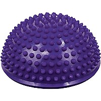 Масажна топка за баланс с формата на полусфера Maxima, Ф16.5 см, Лилав