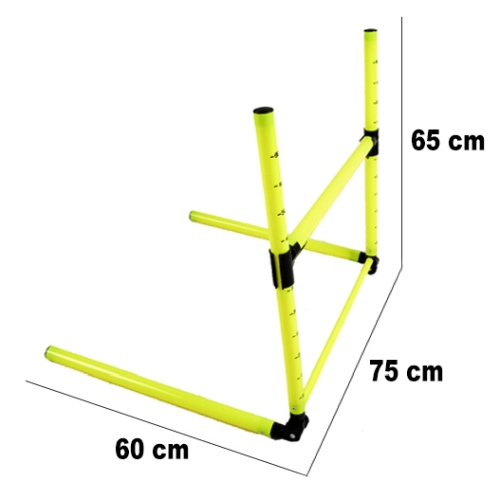 Тренировъчно препятствие (хърдел) MAXIMA, С регулируема височина от 10 до 65 см