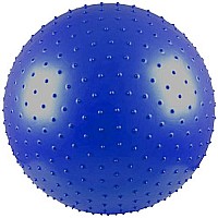 Гимнастическа топка Maxima, 65 см, Масажна, Синя