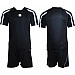 Екип за футбол/ волейбол/ хандбал, фланелка с шорти черно и бяло