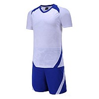 Екип за футбол/ волейбол/ хандбал, детски - бяло със синьо