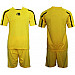 Екип за футбол/ волейбол/ хандбал, фланелка с шорти жълто и черно