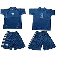 Екип за футбол/ волейбол/ хандбал с номера на гърба к-кт 12 броя синьо и бяло Maxima