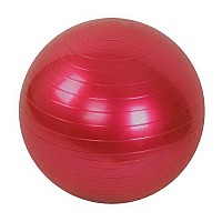 Гимнастическа топка Maxima, 65 см, Гладка, Червена