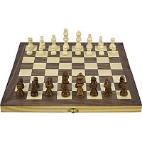Шах и табла Maxima, Дървен, 35 см, Фигури 3.1 - 7 см