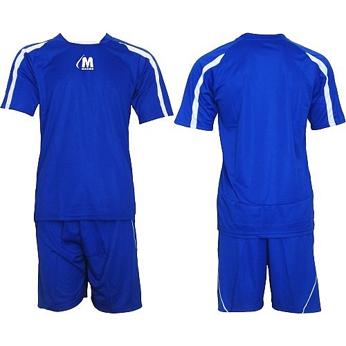 Екип за футбол/ волейбол/ хандбал, фланелка с шорти синьо и бяло