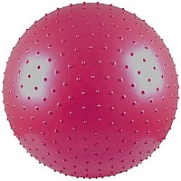 Гимнастическа топка Maxima, 60 см, Масажна, Розова