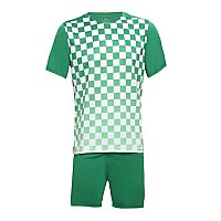 Екип за футбол/ волейбол/ хандбал, детски - зелен с бяло