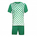 Екип за футбол/ волейбол/ хандбал, детски - зелен с бяло