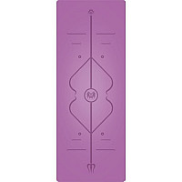 Постелка за йога и спорт с отлично сцепление, 183x68x0.4 см, Лилава