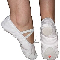 Танцови обувки (меки туфли) Maxima, Бели
