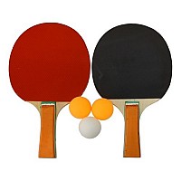Хилки за тенис на маса Maxima, Комплект 2 броя с 3 топчета