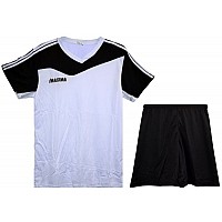 Екип за футбол/ волейбол/ хандбал - бял с черно Maxima
