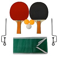 Хилки за тенис на маса Maxima, Комплект 2 броя с 3 топчета, мрежа и стойки