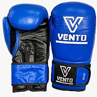 Боксови ръкавици VENTO, Изработени от естествена кожа, 10 OZ, Сини