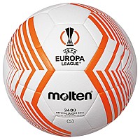 Футболна топка MOLTEN F5U3400-23 UEFA Europa League Replica, Лепена и шита, Размер 5