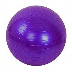 Гимнастическа топка, 65 см, Гладка, Лилава