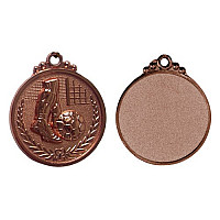 Медал за футбол MAXIMA, 5 см, С трикольорна лента, Бронзов