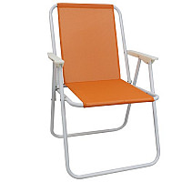 Сгъваем стол MAXIMA, Изработен от стомана и textilene